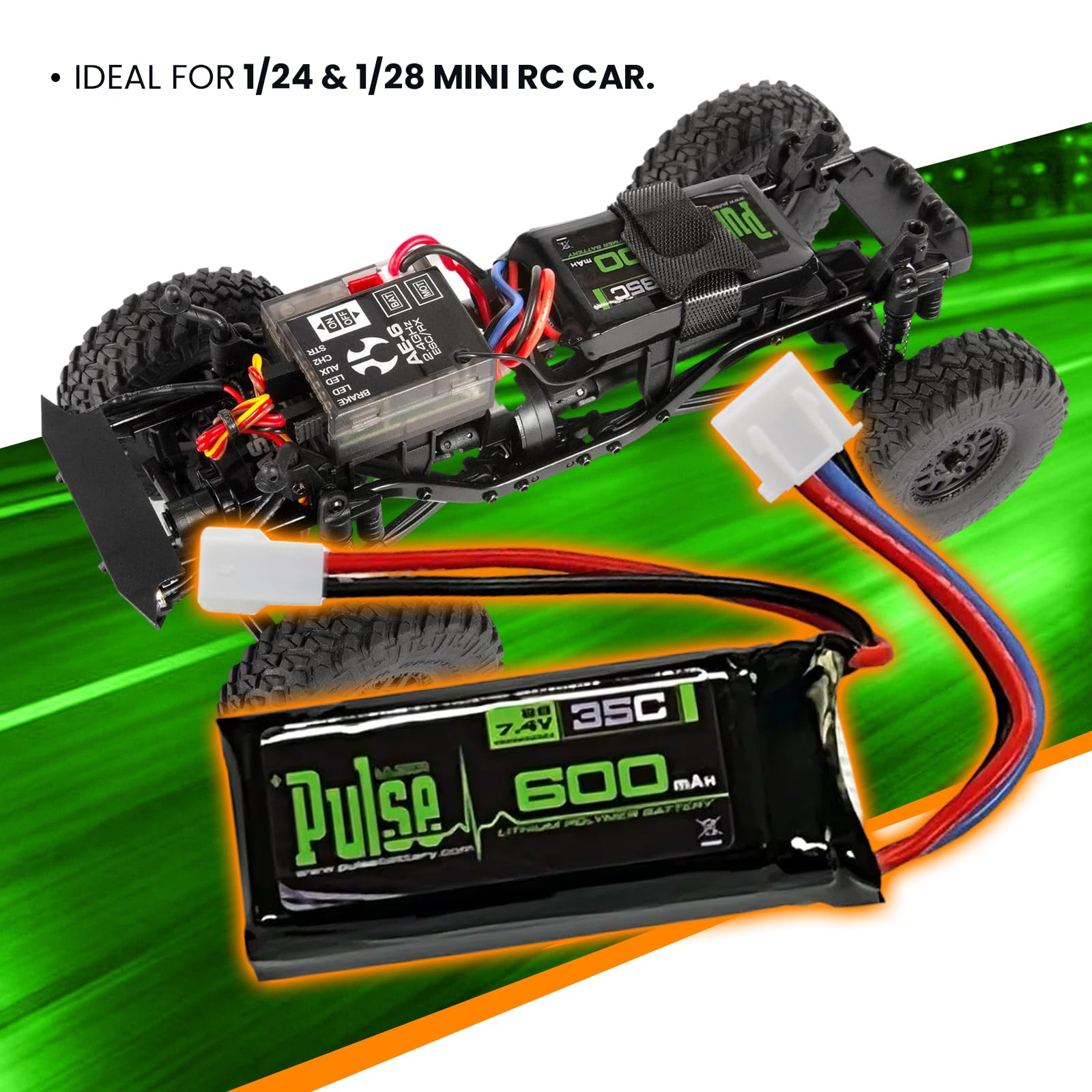 Pure Pulse Ⅱ Amazon.com: Pulse 600mah 2S 7.4V 35C LiPo Battery Molex 51005